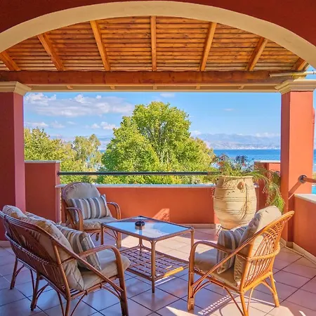 Chrismos Luxury Corfu شقة فندقية Apraos